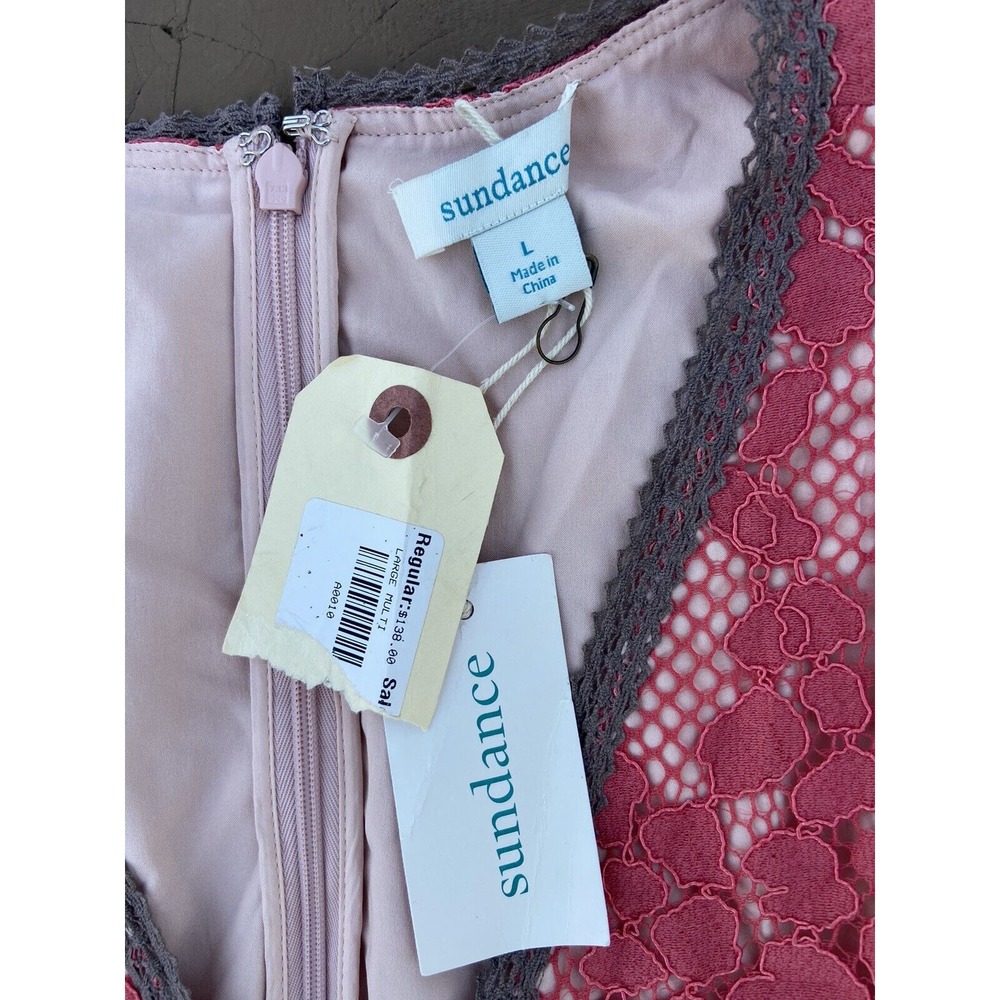 Sundance Vintage Days‎ Large Lace Peplum Top New With Tags - Picture 2 of 3